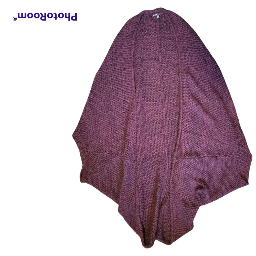 LOVE CULTURE MAROON SHEATER SHRUG - M/L